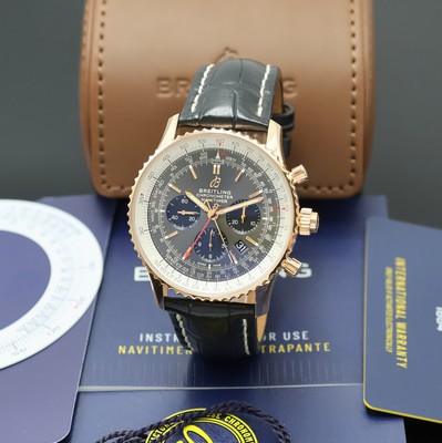 Image BREITLING Armbandchronograph Chronometer Navitimer Rattrapante in RG 750/000 Referenz ...