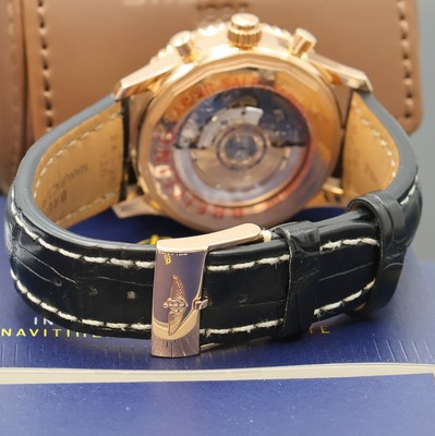 27037797c - BREITLING Armbandchronograph Chronometer Navitimer Rattrapante in RG 750/000 Referenz ...
