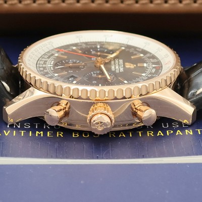 27037797d - BREITLING Armbandchronograph Chronometer Navitimer Rattrapante in RG 750/000 Referenz ...
