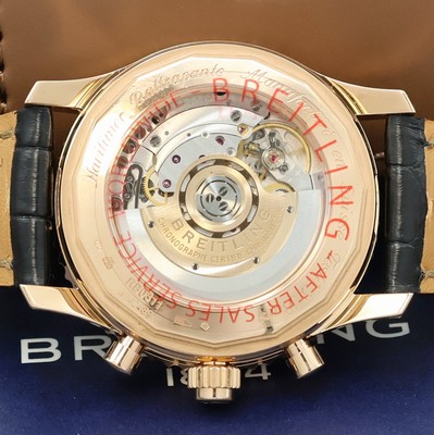 27037797f - BREITLING Armbandchronograph Chronometer Navitimer Rattrapante in RG 750/000 Referenz ...