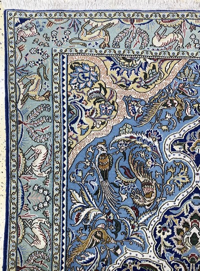 27037798d - Ghom alt, Persien, Mitte 20.Jhd, Wolle mit Seide, ca. 218 x 148 cm, EHZ: 2 ...