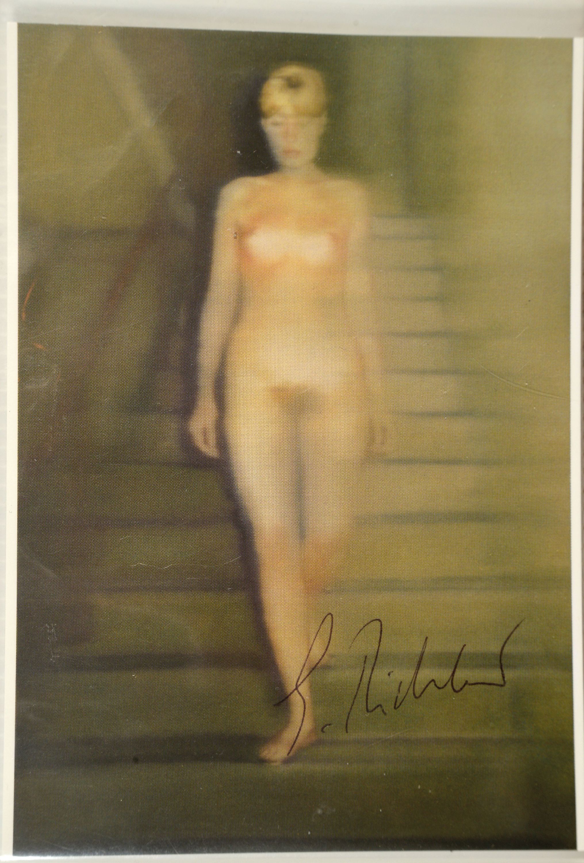 Image 27037864 - Gerhard Richter, geb. 1932, Multiple, Kunstpostkarte, Farboffset, Ema-Akt auf einer ...