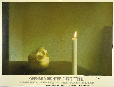 27037862k - Gerhard Richter, geb. 1932, Farboffset, Ausstellungsplakat zur Ausstellung The Israel ...