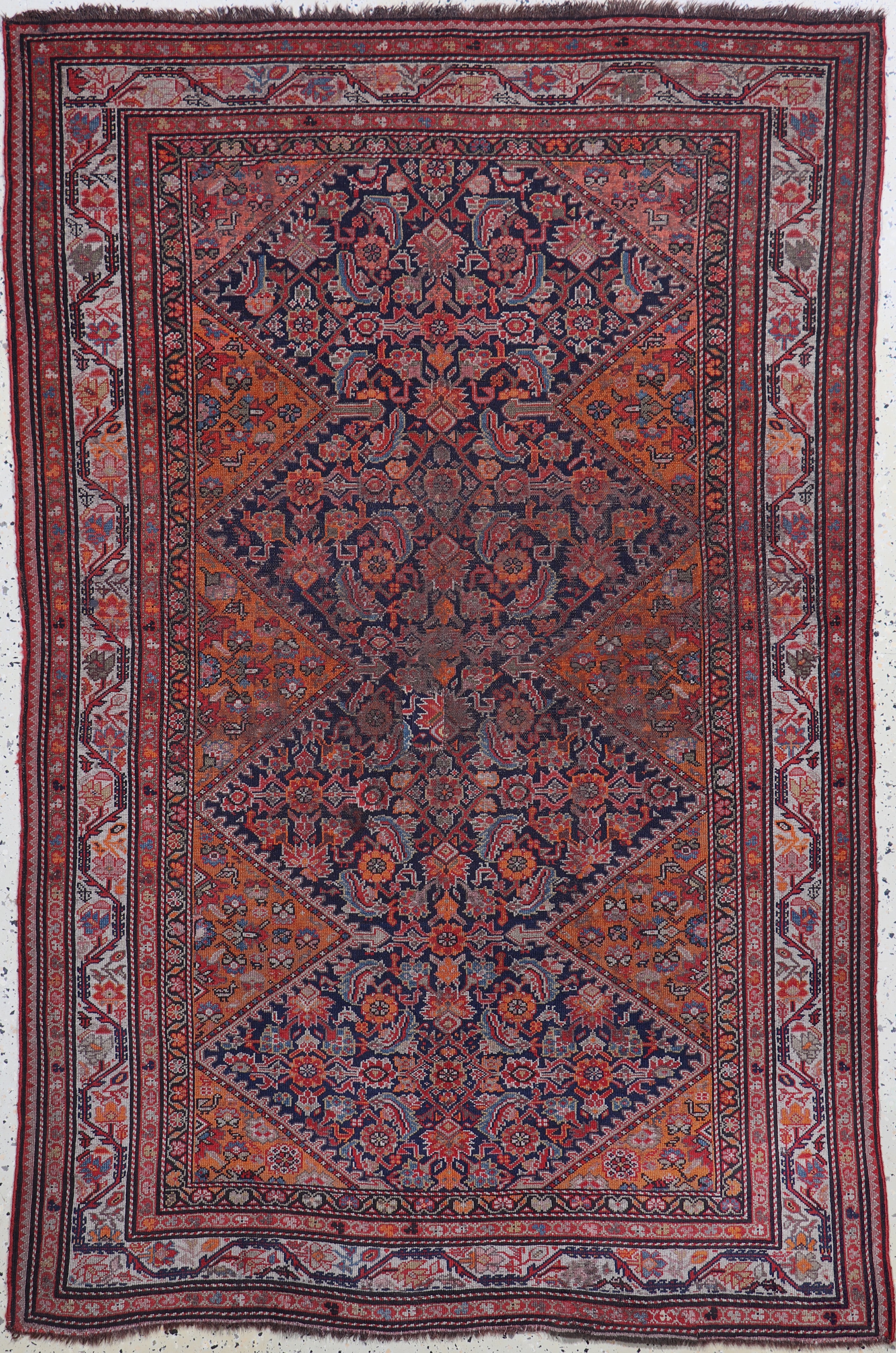Image 27037906 - Antiker Malayer, Persien, 19.Jhd, Wolle aufWolle, ca. 191 x 127 cm, EHZ: 3 ...