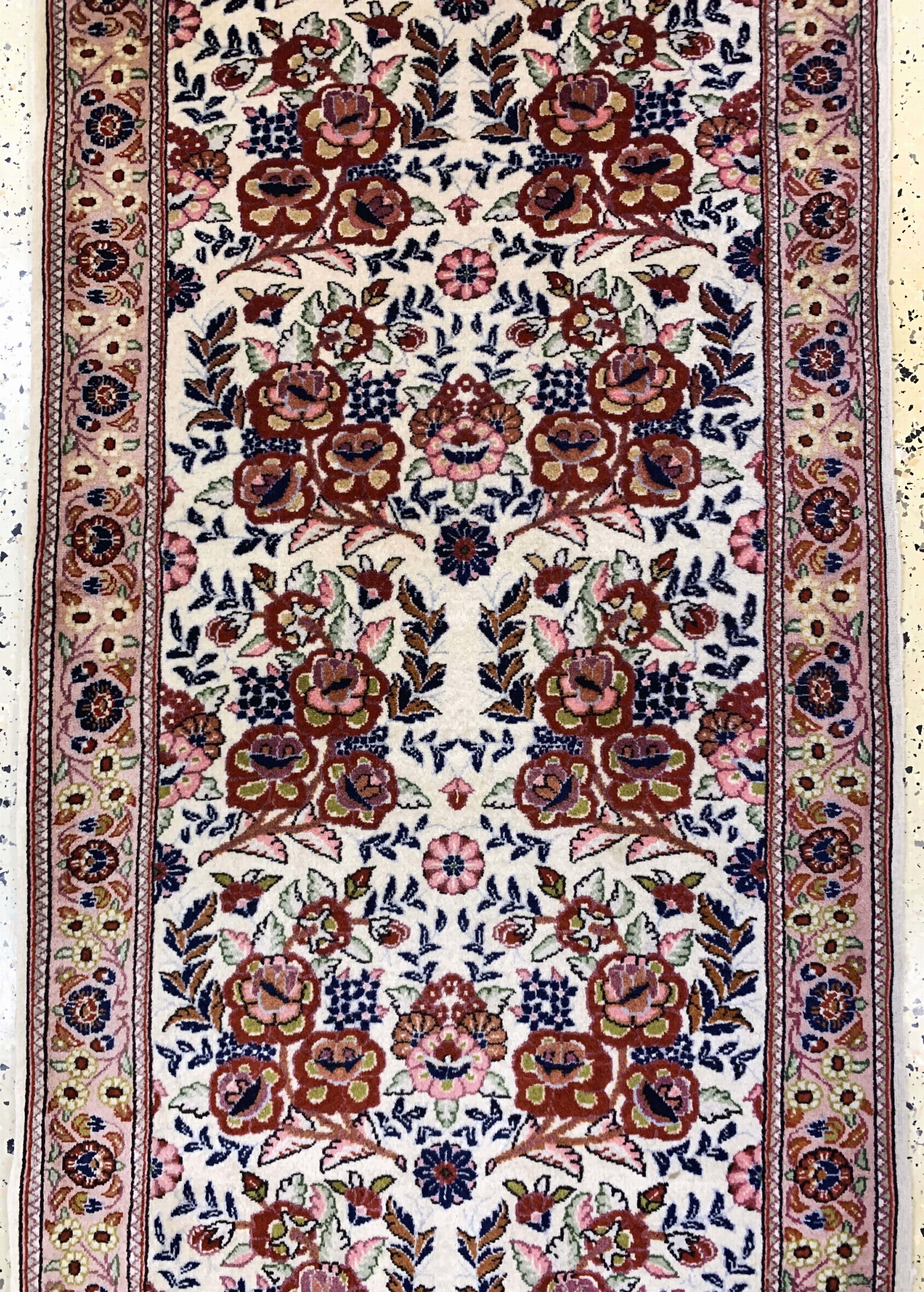 Detail b: Sarogh, Persien, Ende 20.Jhd, Wolle auf Baumwolle, ca. 277 x 74 cm, EHZ: 2