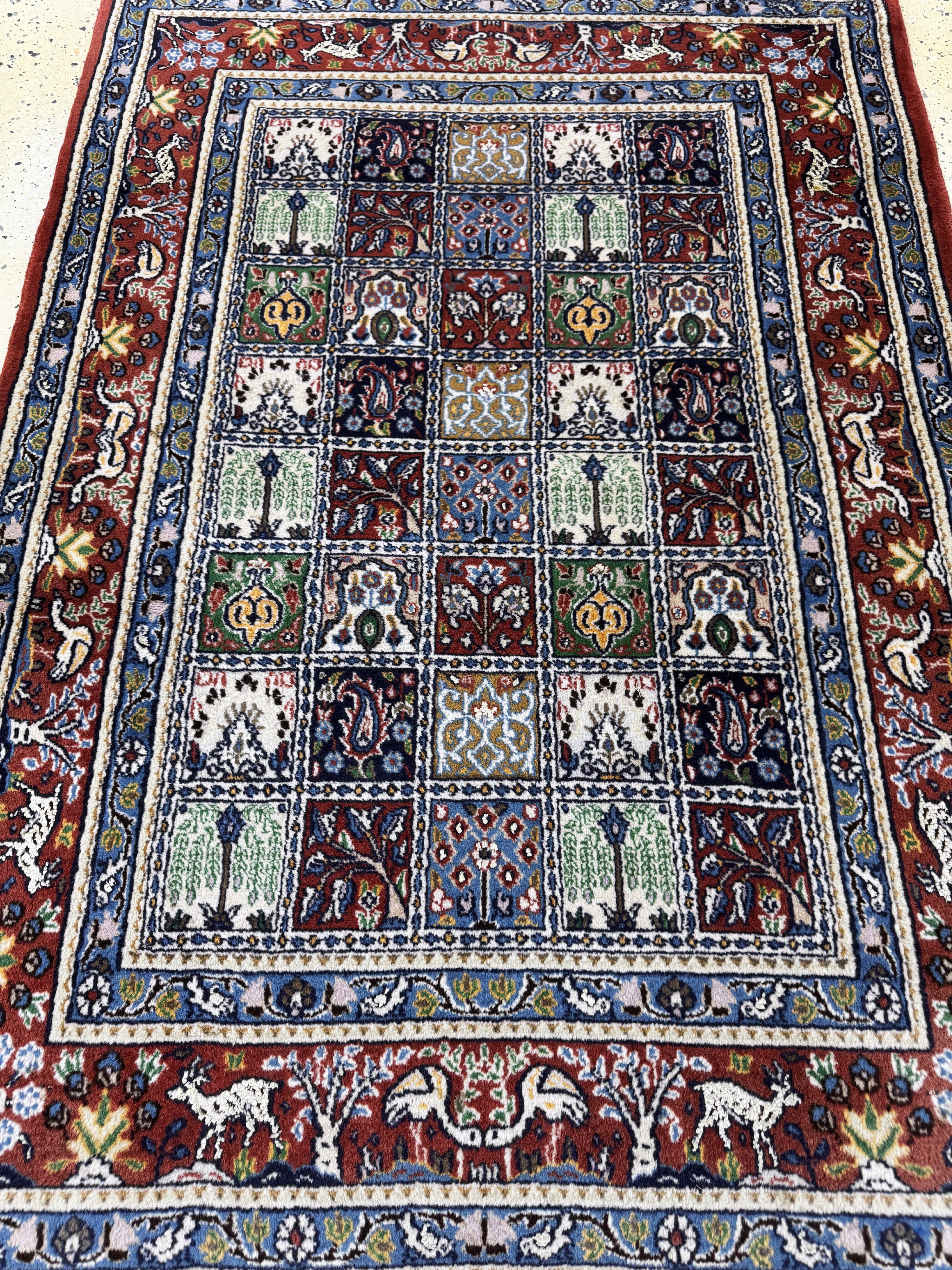 Detail g: 2 Lots Bachtiar & Mud fein, Persien, Ende 20.Jhd, Wolle auf Baumwolle, ca. 153 x 105 cm,EHZ: 2