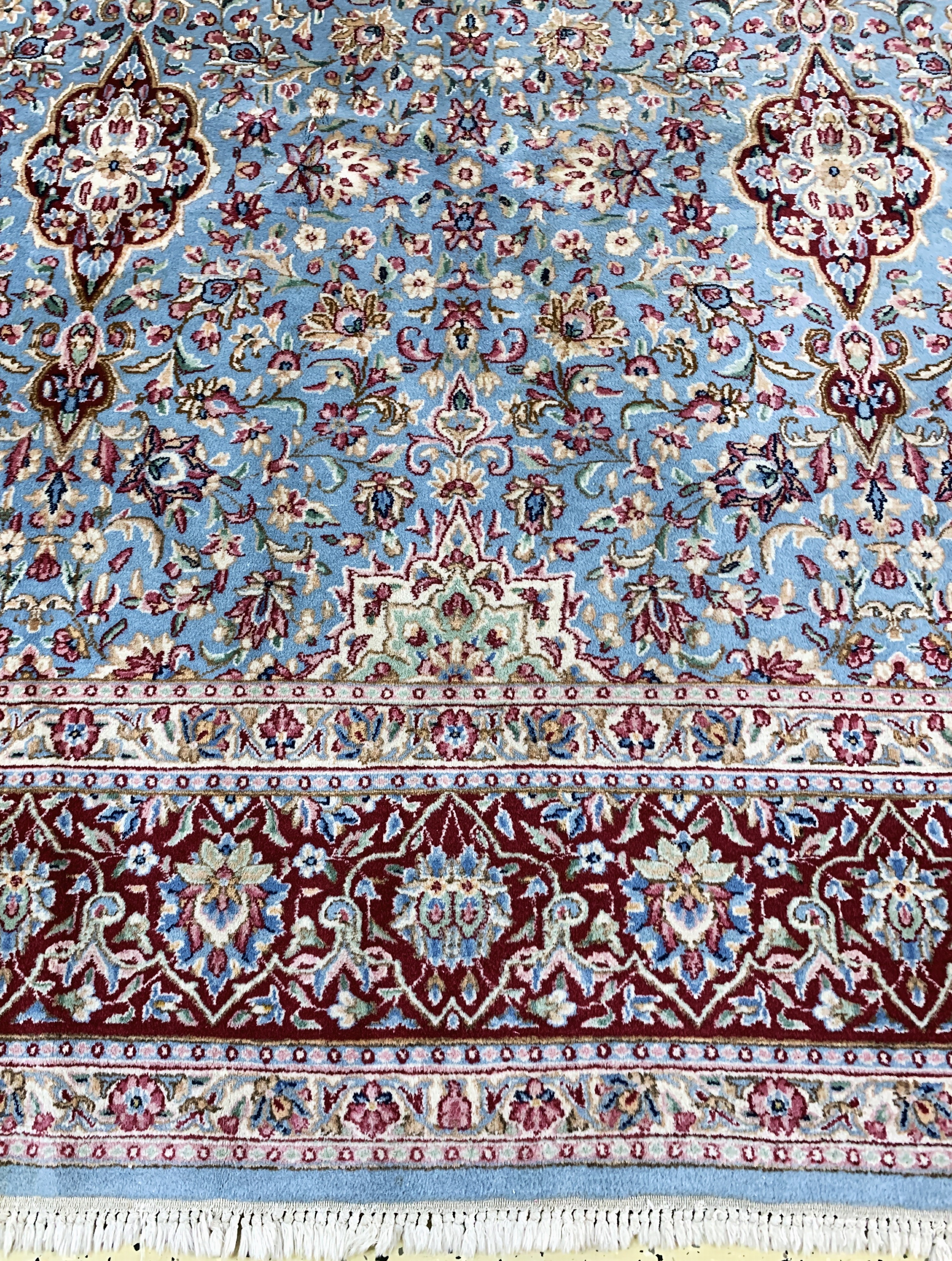 Detail b: Kerman"Ardjomand", Persien, Mitte 20.Jhd, Wolle auf Baumwolle, ca. 342 x 251 cm, EHZ: 2