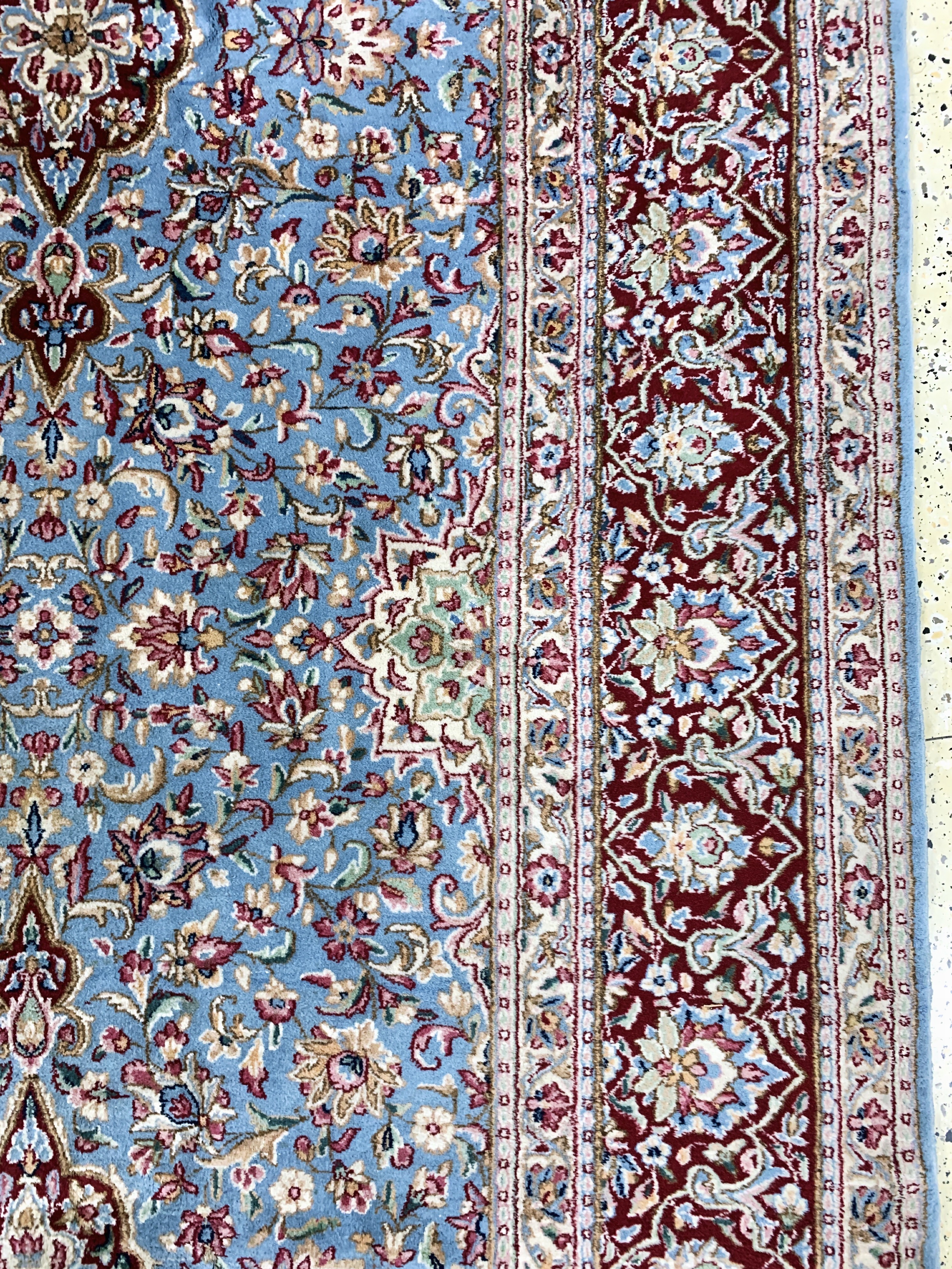 Detail f: Kerman"Ardjomand", Persien, Mitte 20.Jhd, Wolle auf Baumwolle, ca. 342 x 251 cm, EHZ: 2
