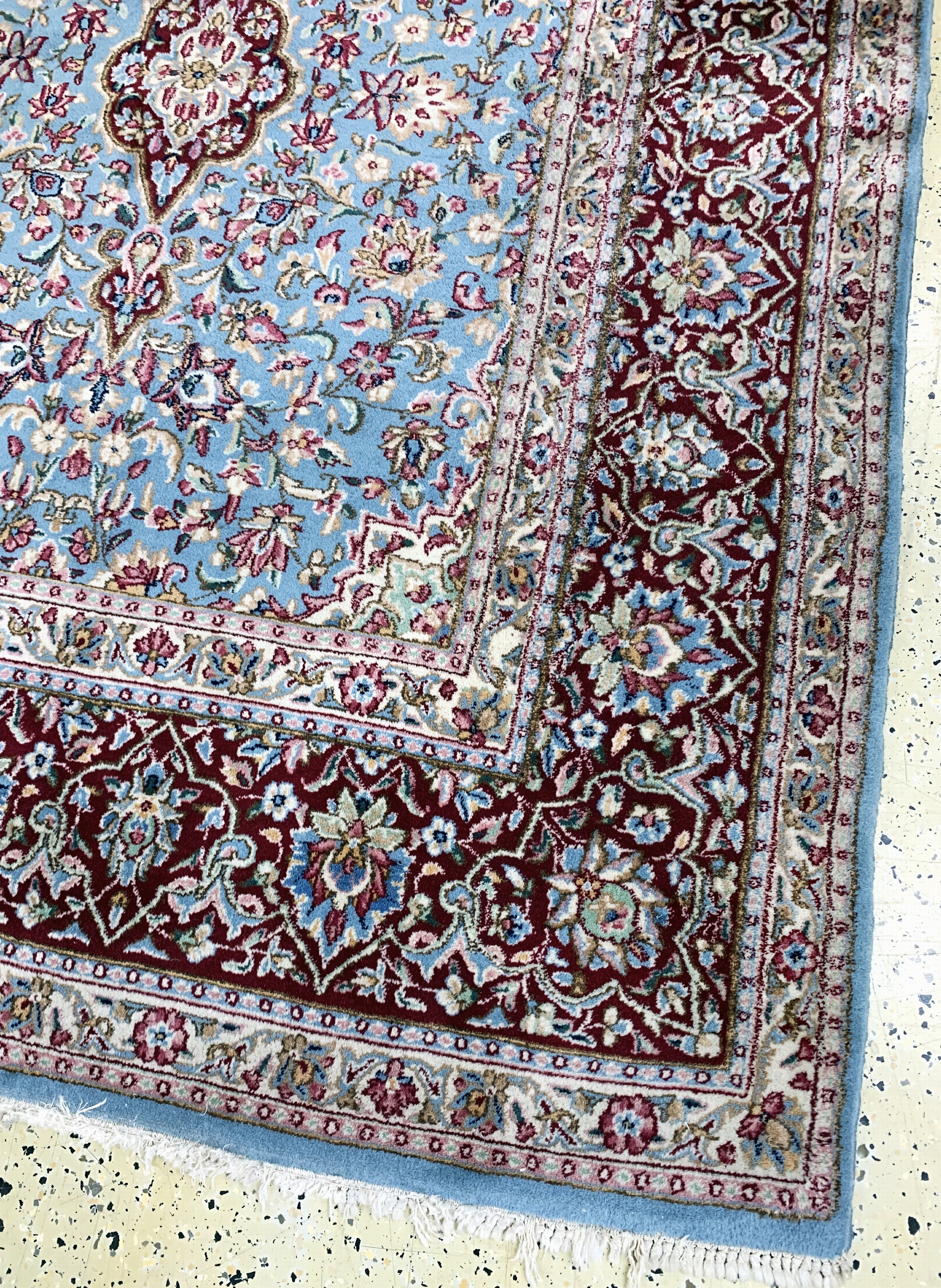 Detail g: Kerman"Ardjomand", Persien, Mitte 20.Jhd, Wolle auf Baumwolle, ca. 342 x 251 cm, EHZ: 2