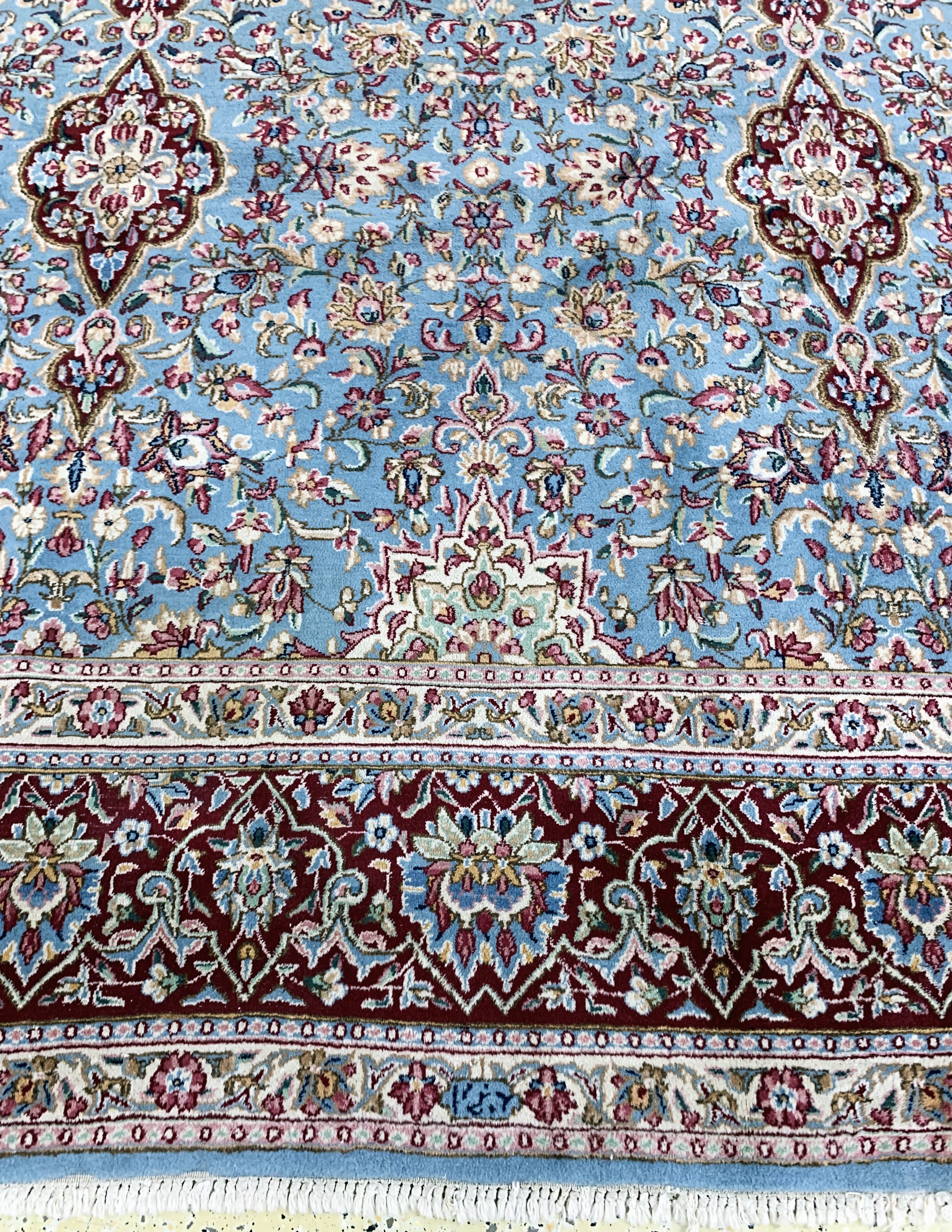 Detail h: Kerman"Ardjomand", Persien, Mitte 20.Jhd, Wolle auf Baumwolle, ca. 342 x 251 cm, EHZ: 2