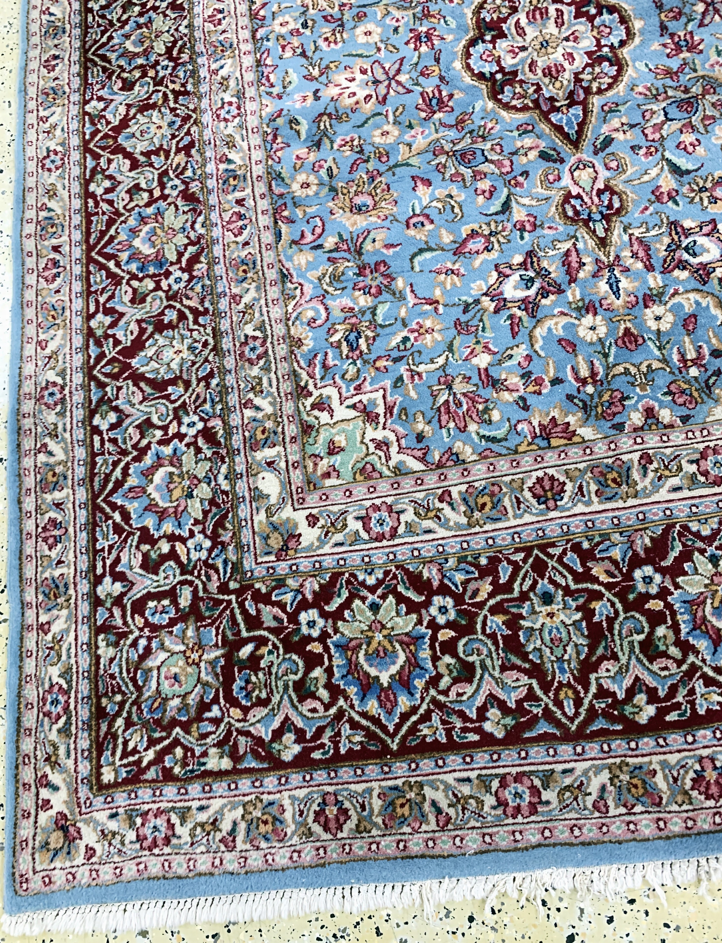 Detail i: Kerman"Ardjomand", Persien, Mitte 20.Jhd, Wolle auf Baumwolle, ca. 342 x 251 cm, EHZ: 2