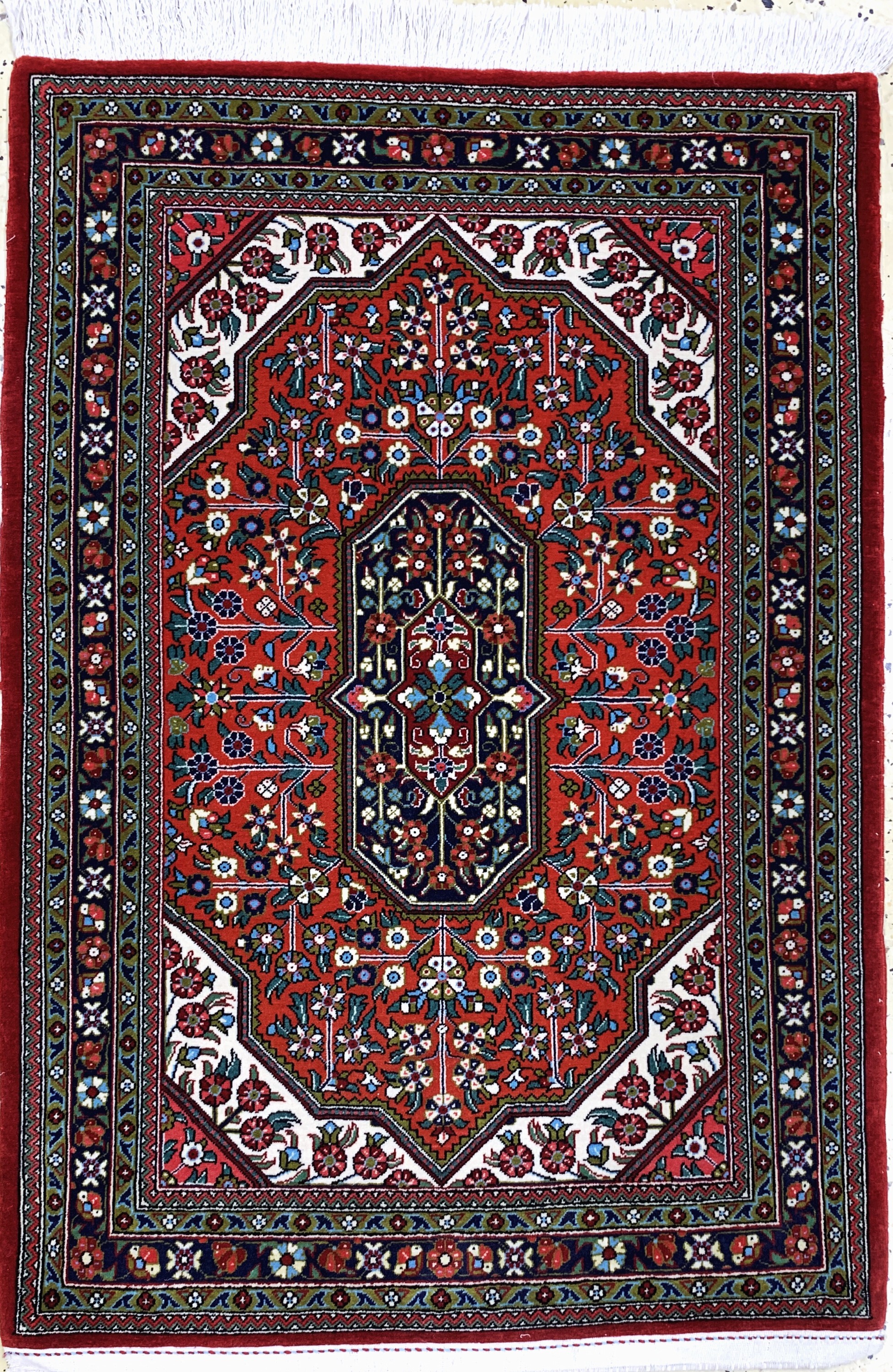 Image 27037923 - Ghom Kork, Persien, Neuwertig, Korkwolle, ca. 118 x 82 cm Schätzpreis: 290, - EUR