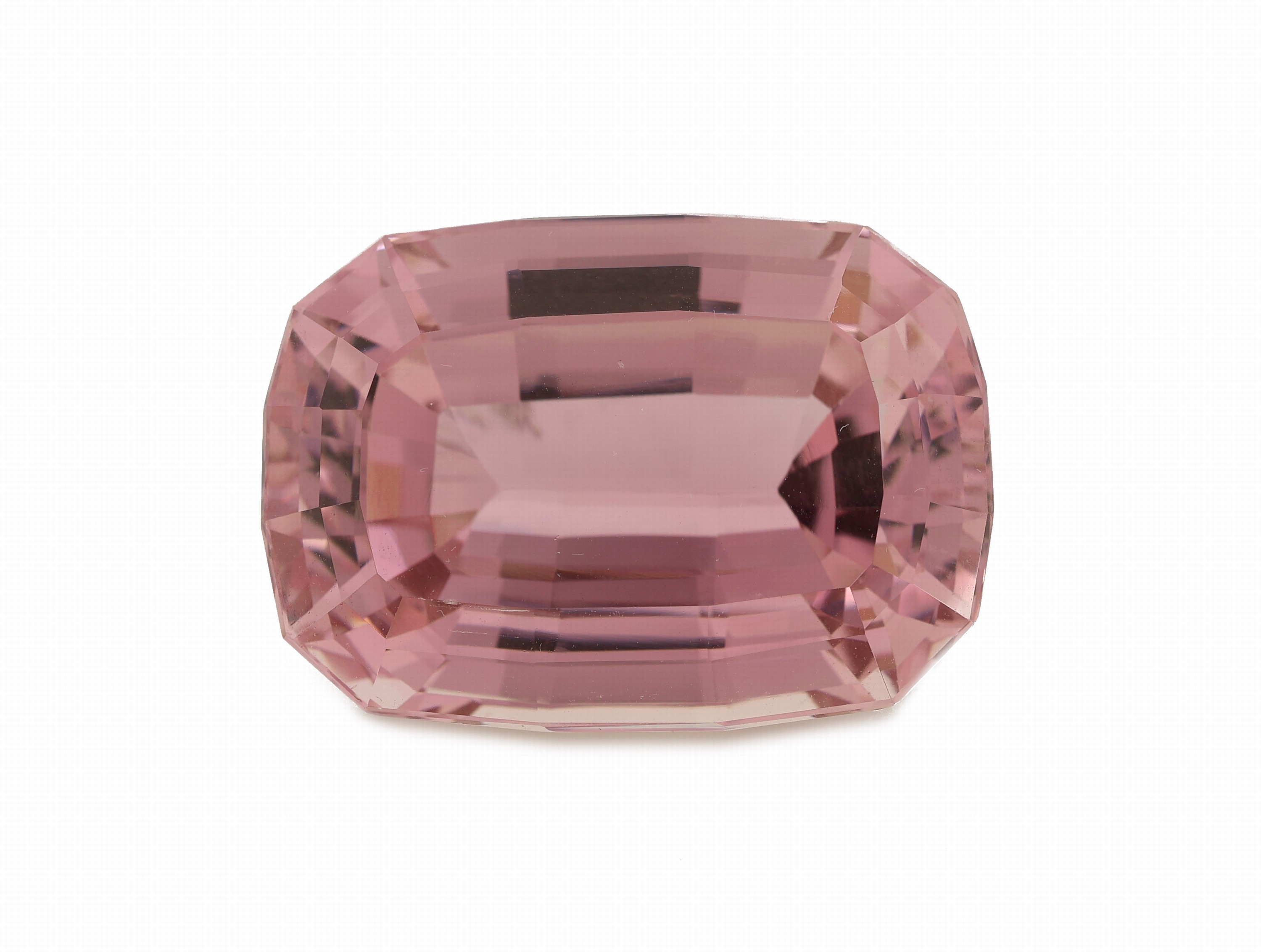 Image 27037947 - Loser Kunzit, ca. 70.53 ct, Fantasie -Treppenschliff, intensive schöne Farbe, 28.00x ...