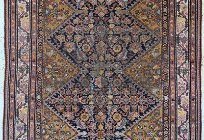 27037906b - Antiker Malayer, Persien, 19.Jhd, Wolle aufWolle, ca. 191 x 127 cm, EHZ: 3 ...