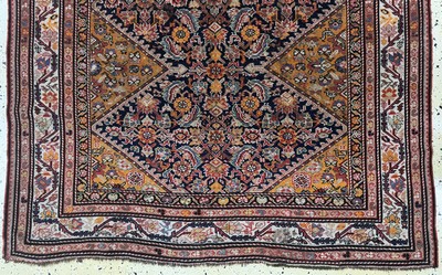 27037906c - Antiker Malayer, Persien, 19.Jhd, Wolle aufWolle, ca. 191 x 127 cm, EHZ: 3 ...