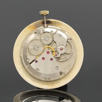 27037909b - TASSO Frackuhr in GG 585/000 mit Kette in GG 333/000, Schweiz um 1970, Handaufzug, ...