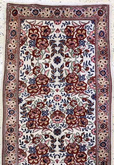 27037911a - Sarogh, Persien, Ende 20.Jhd, Wolle auf Baumwolle, ca. 277 x 74 cm, EHZ: 2 ...