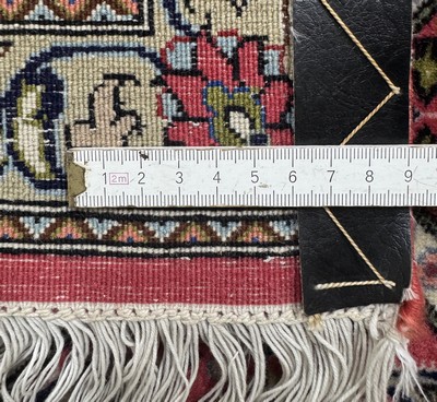 27037917f - 2 Lots Qum cork, Persia, late 20th century, corkwool, approx. 229 x 76 cm, & approx. 190 ...