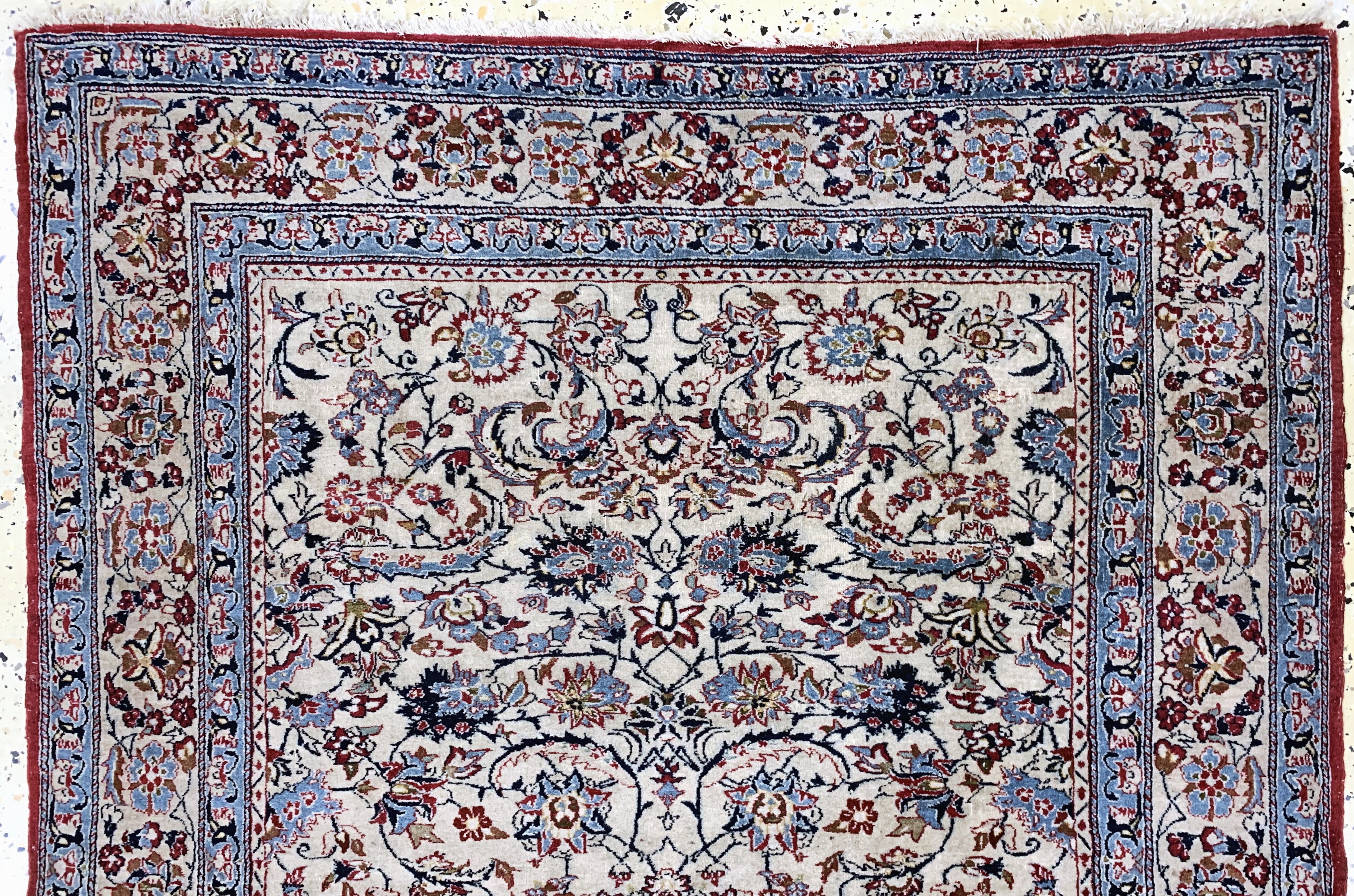 Detail a: Nain"Tudeschk"fein, Persien, Anfang 20.Jhd,Korkwolle, ca. 135 x 100 cm, EHZ: 3