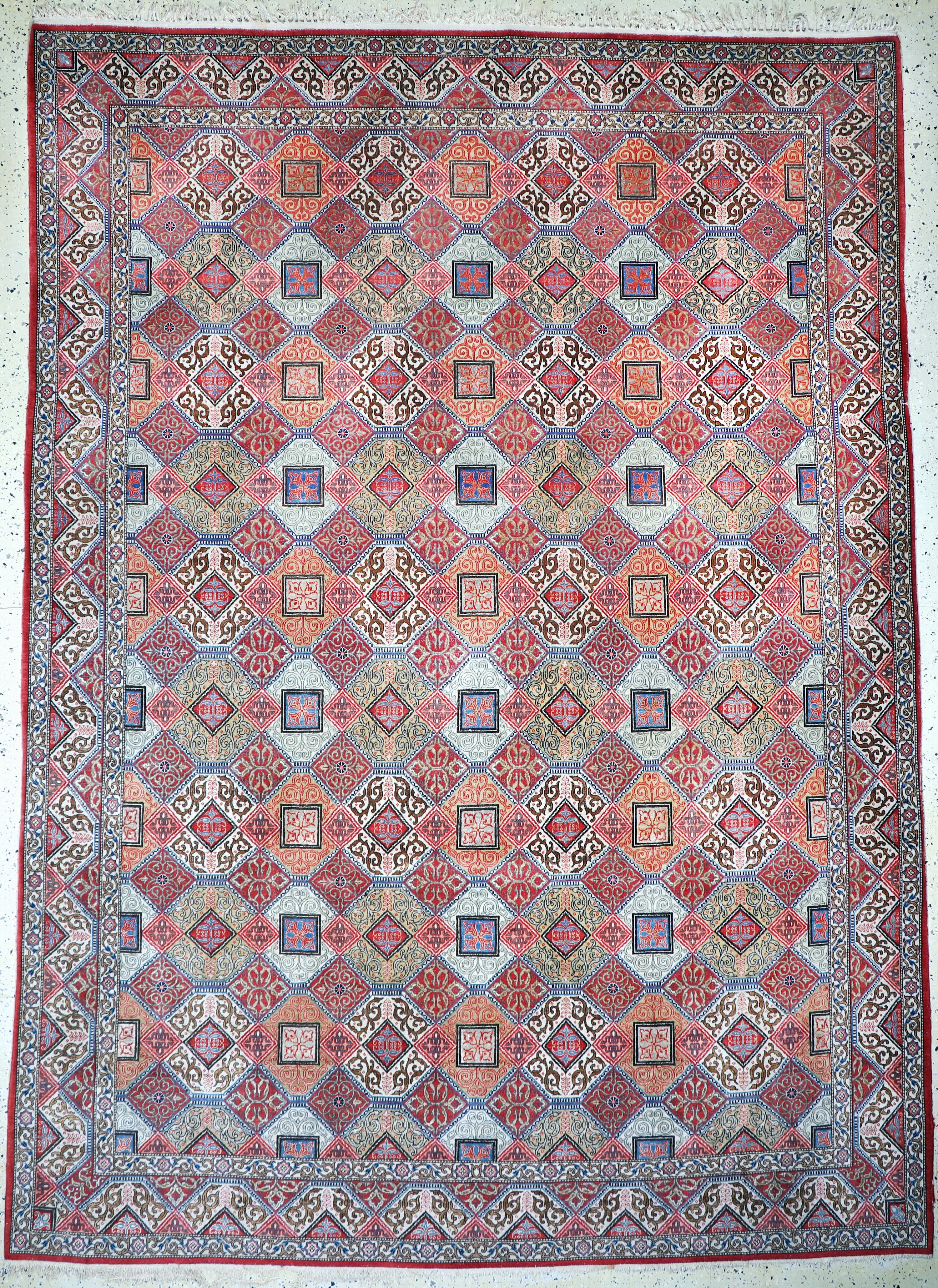 Image 27038208 - Ghom Kork fein, Persien, Mitte 20.Jhd, Korkwolle mit Seide, ca. 322 x 232 cm, EHZ: 2 ...