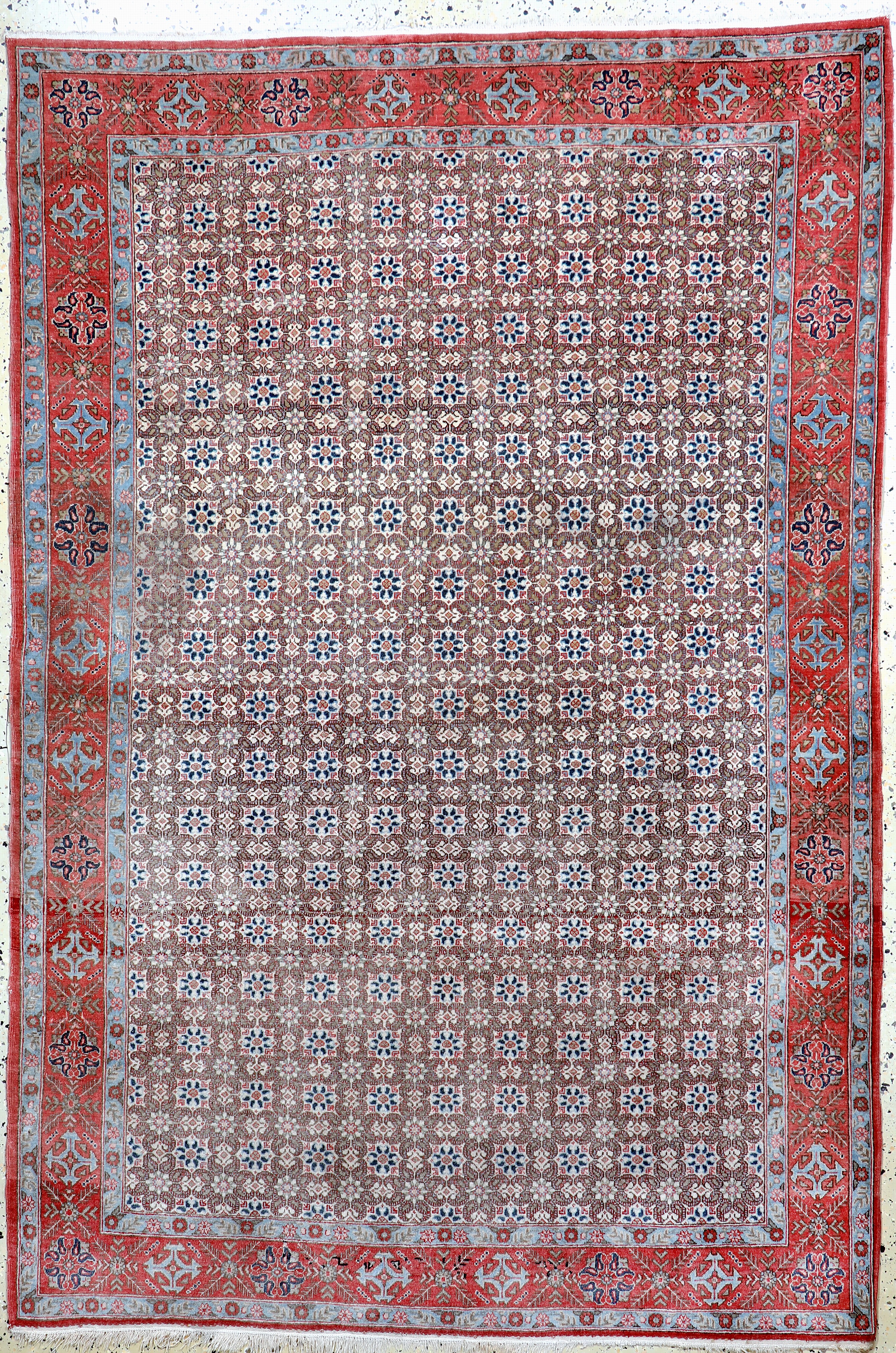 Image 27038209 - Ghom Kork fein, Persien, Mitte 20.Jhd, Korkwolle auf Baumwolle, ca. 210 x 142 cm, ...