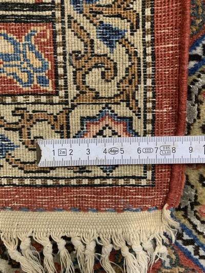 27038208h - Ghom Kork fein, Persien, Mitte 20.Jhd, Korkwolle mit Seide, ca. 322 x 232 cm, EHZ: 2 ...