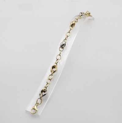 Image Armband, GG/WG 585/000, Zwischenteile ver- schlungen, Karabinerschl., L. 19-21 cm