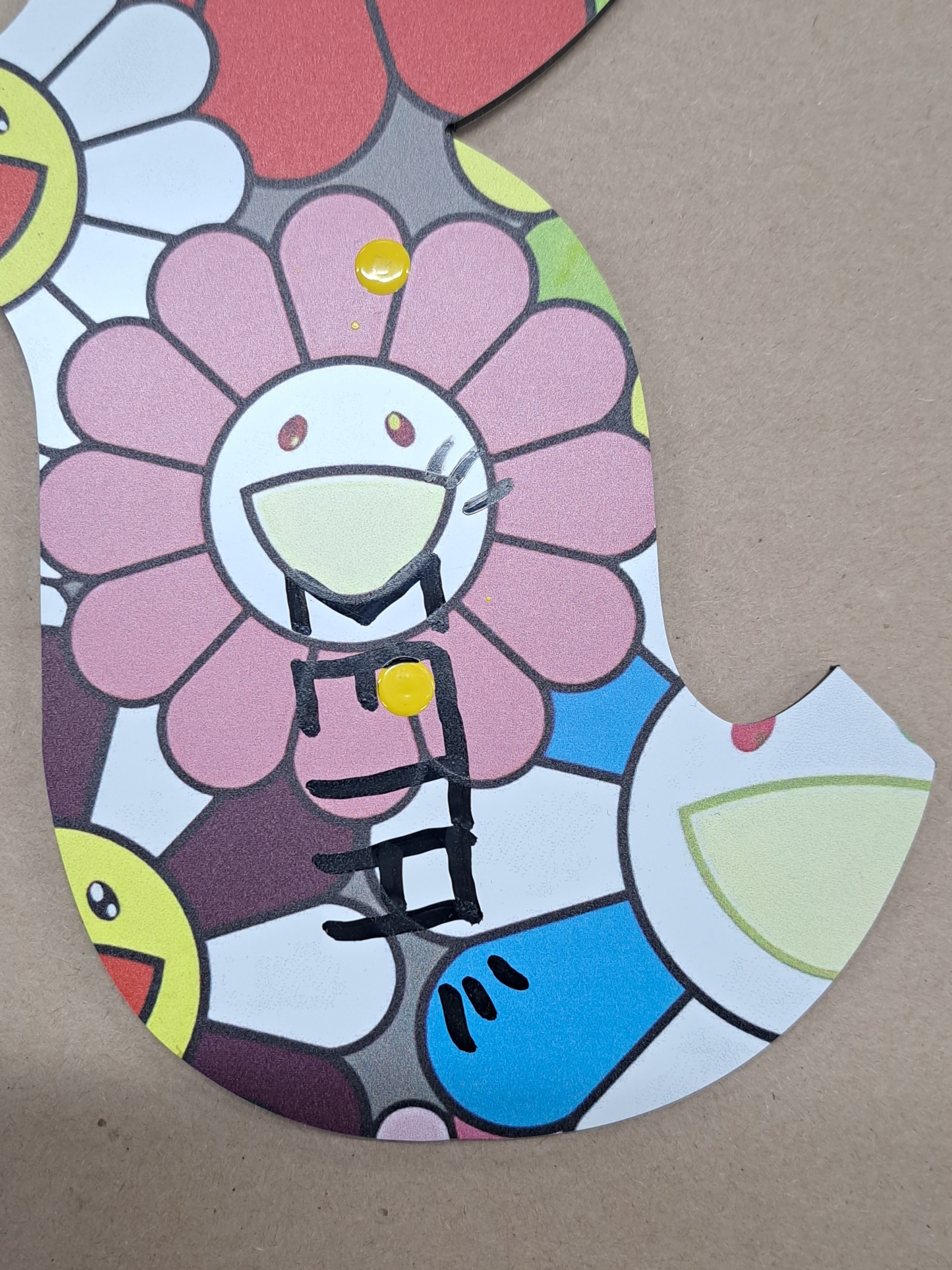 Detail e: Takahashi Murakami, geb. 1962, Amor aus der Serie Meta-Pop, The Icons of Art Series, 1990,digitalprint auf Alu-Dibond, rückseitig num. 5/25 und ...