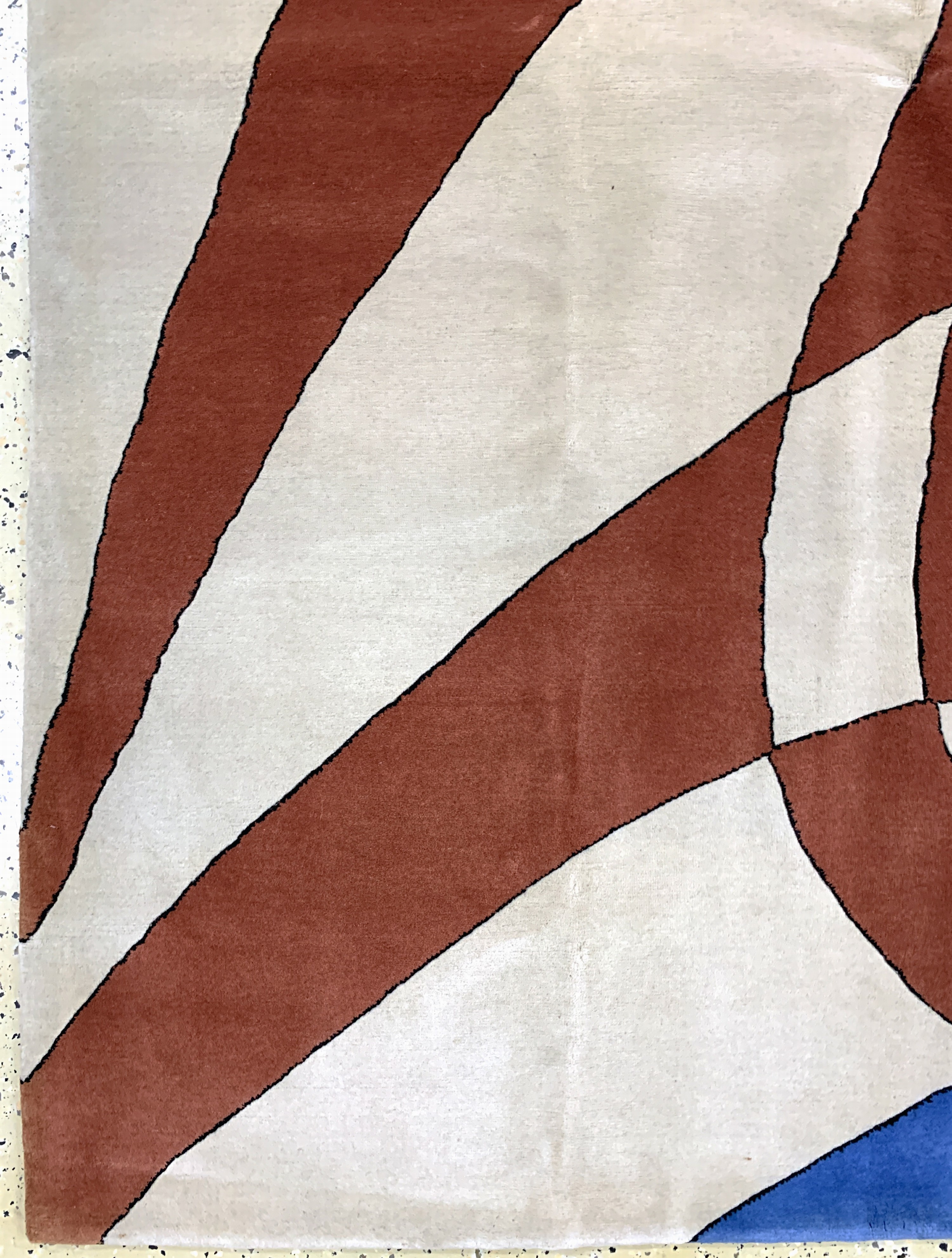 Detail b: Colani fein sign., Ende 20.Jhd., Korkwolle,ca. 238 x 178 cm, EHZ: 2
