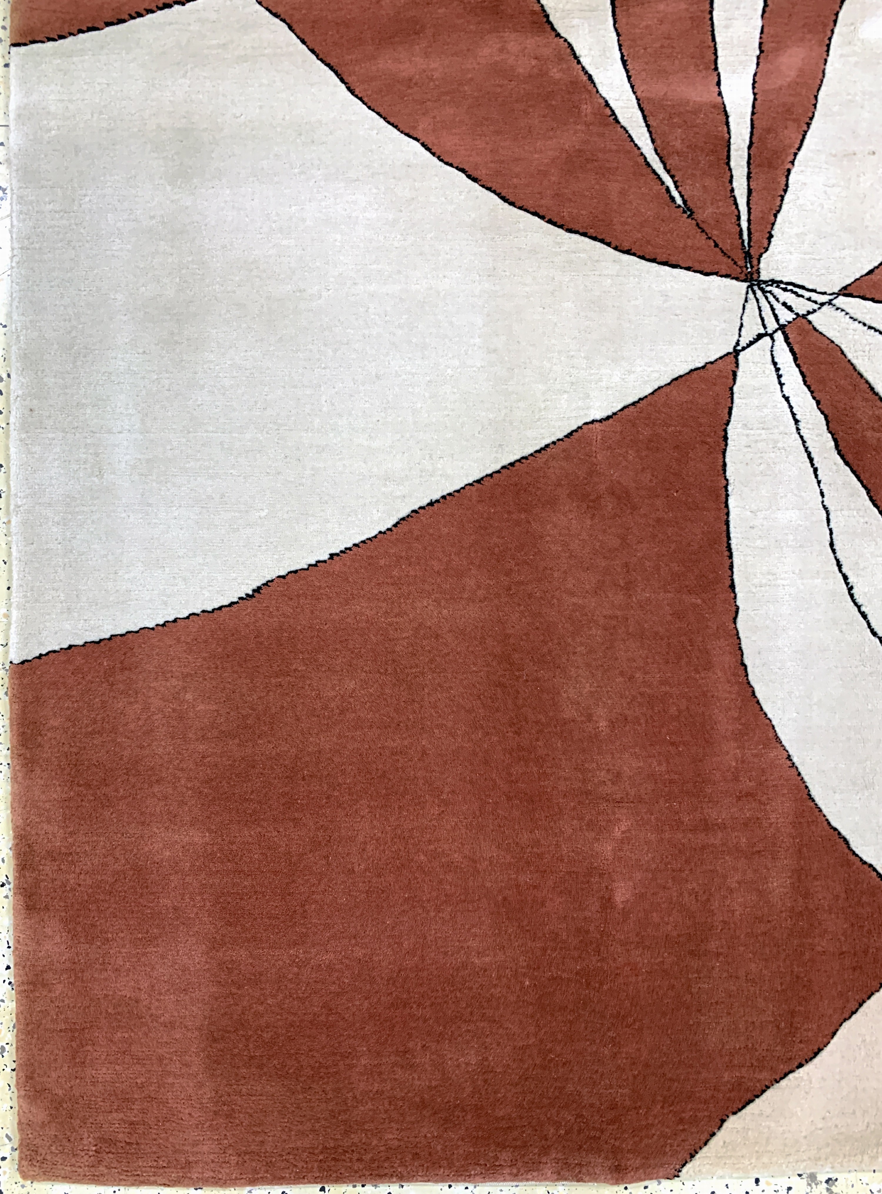 Detail d: Colani fein sign., Ende 20.Jhd., Korkwolle,ca. 238 x 178 cm, EHZ: 2