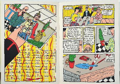 27039624k - Moritz Götze, born 1964, Gulliver, screenprintcomplete works, numbered on the last page. ...