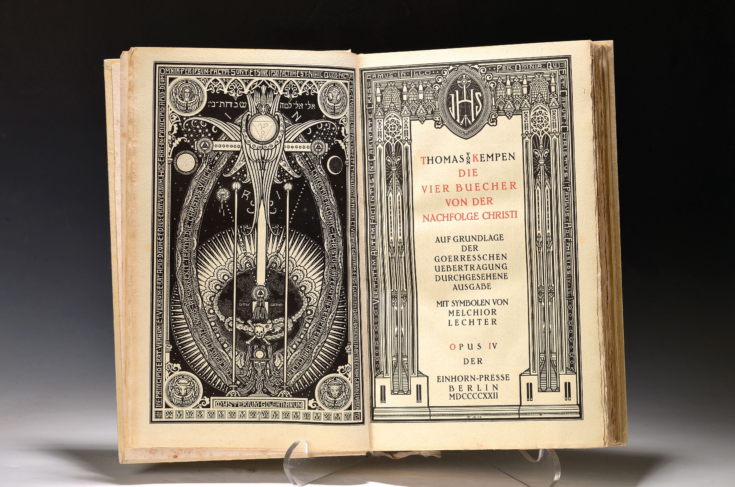 Image 27039824 - Melchior Lechten (1865-1937) und Thomas von Kempen (1380-1471): Die vier Bücher von der ...