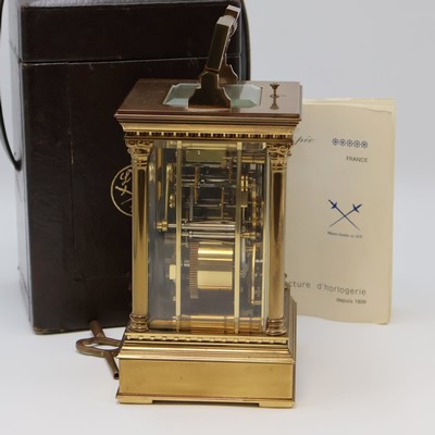 27039833f - L Epée große Reiseuhr mit 1/2-Stundenschlag, Wecker, Repetition und Kalender, ...