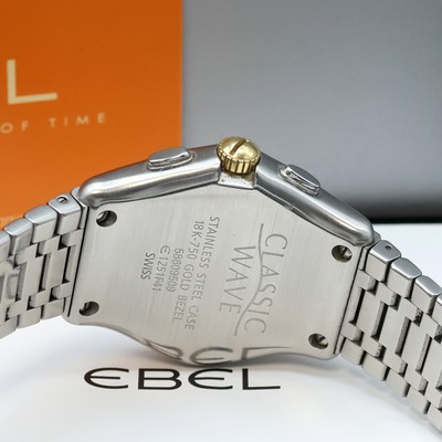 27039840d - EBEL Classic Wave chronograph in steel/gold reference 1251F41, Switzerland around 2005, ...