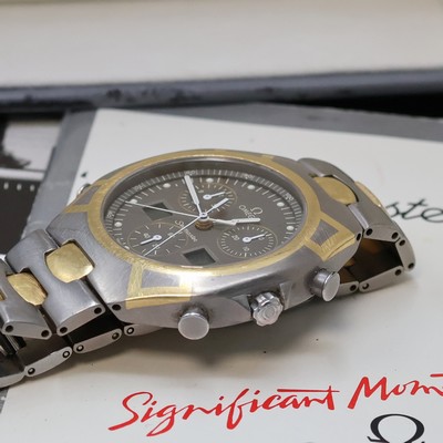 27039841c - OMEGA Armbandchronograph Seamaster Polaris 1/100 in Titan und Gold kombiniert Referenz ...