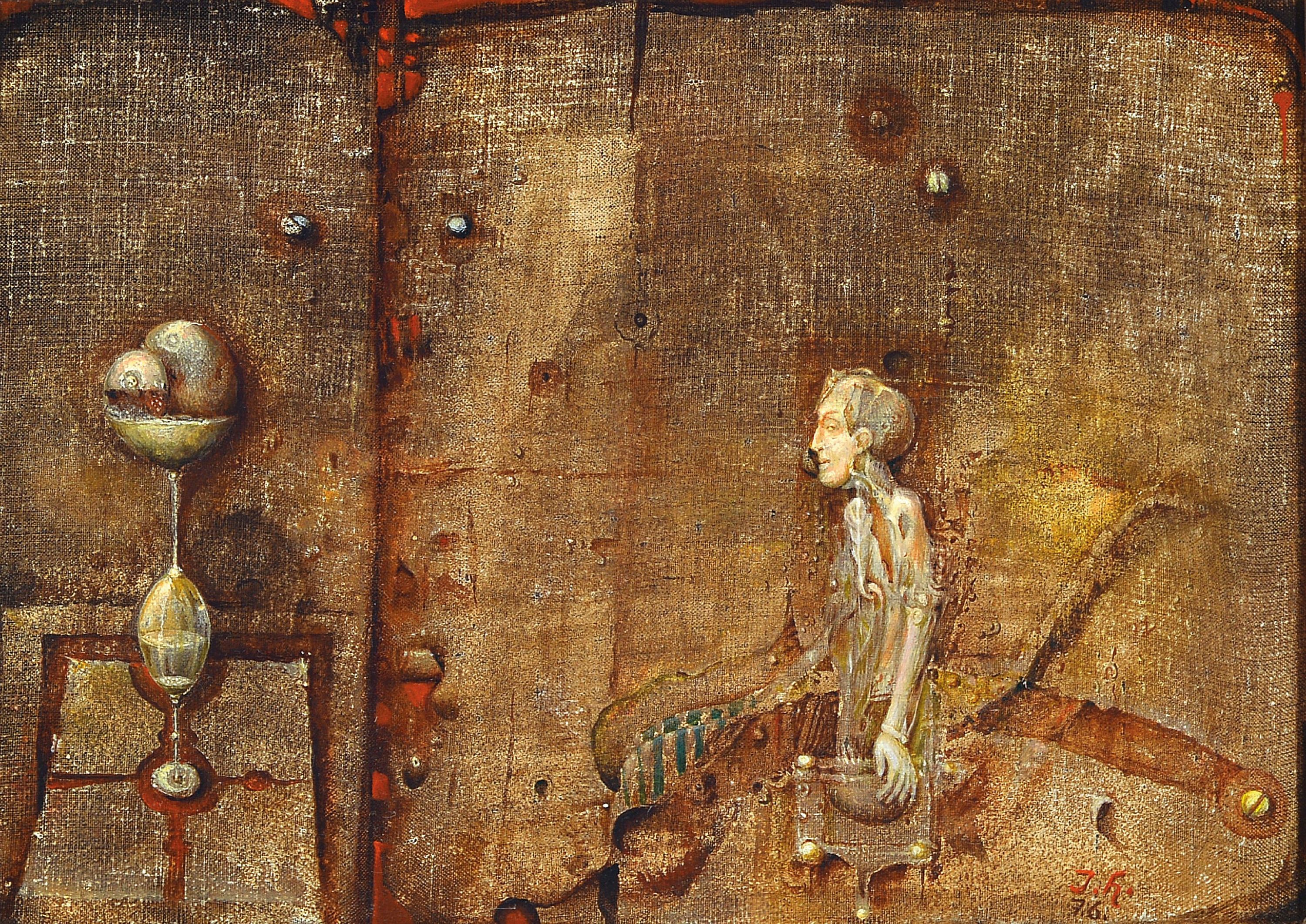 Image 27040657 - Joe Hackbarth, 1931 Belgard/Pommern-2000 Falken-Gesäß, surrealistisch-phantastische ...