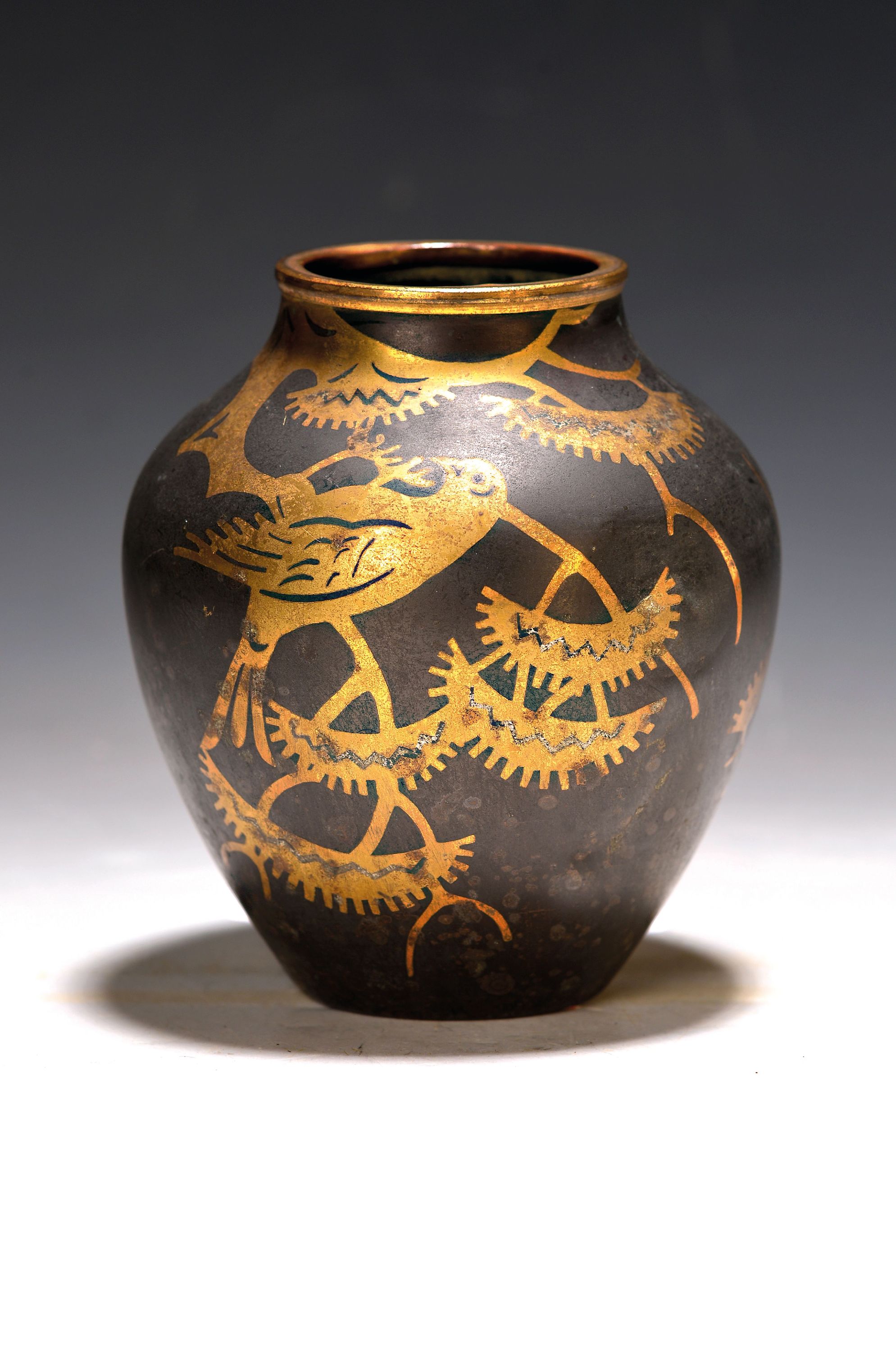 Image 27040659 - Ziervase 30/23a, Entw. Haustein-Schule 1928, Ikora Edelmetall, WMF AG, 1928, Metall, ...