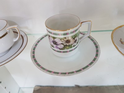 27040804i - 14 Mokkatassen, deutsch, 20. Jh., Porzellan, u.a.: 5 x KPM Berlin, Schwarzenhammer, ...