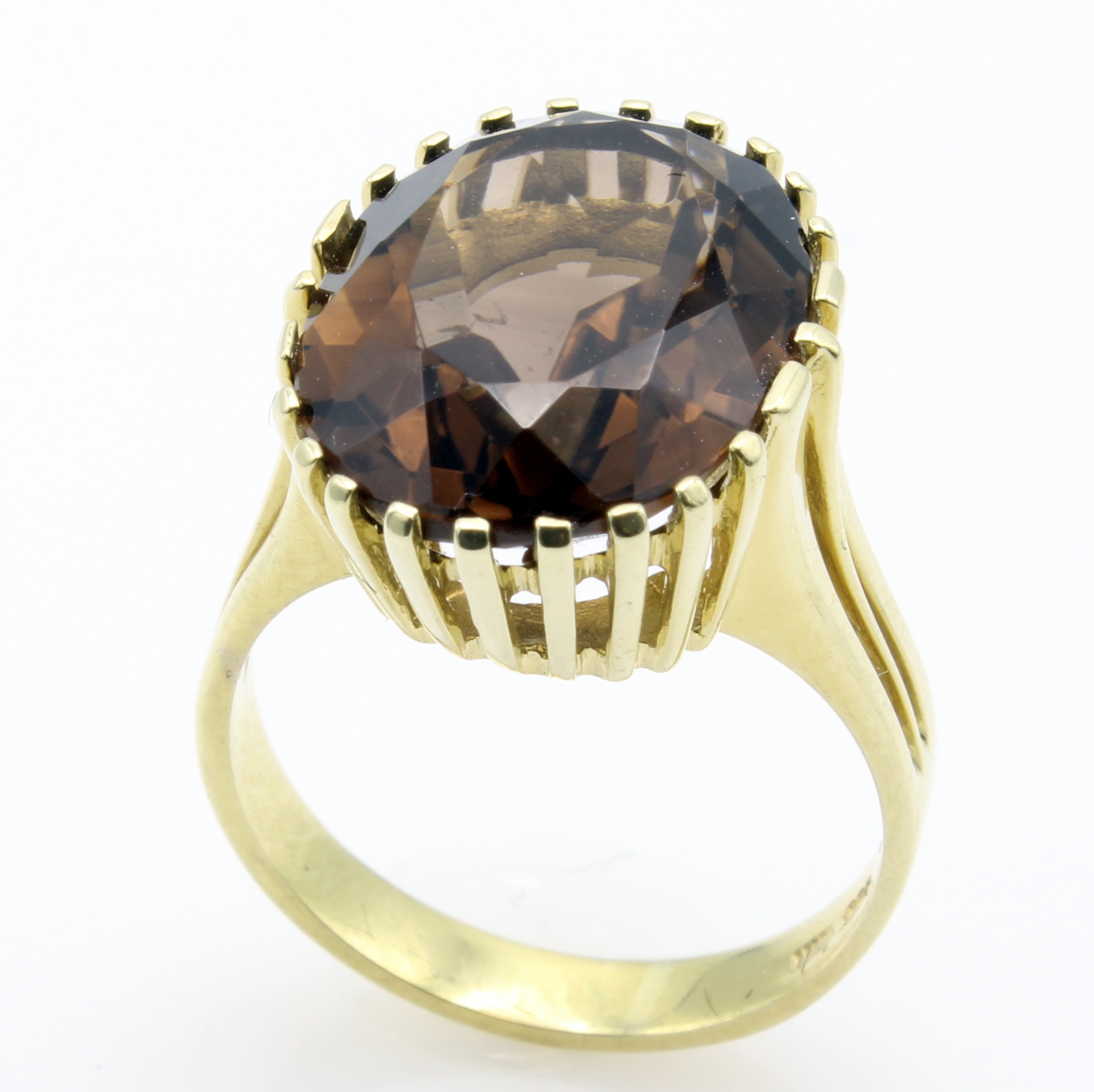 Image 27040982 - Ring mit Rauchquarz, GG 585/000, RW ca. 54 Schätzpreis: 800, - EUR