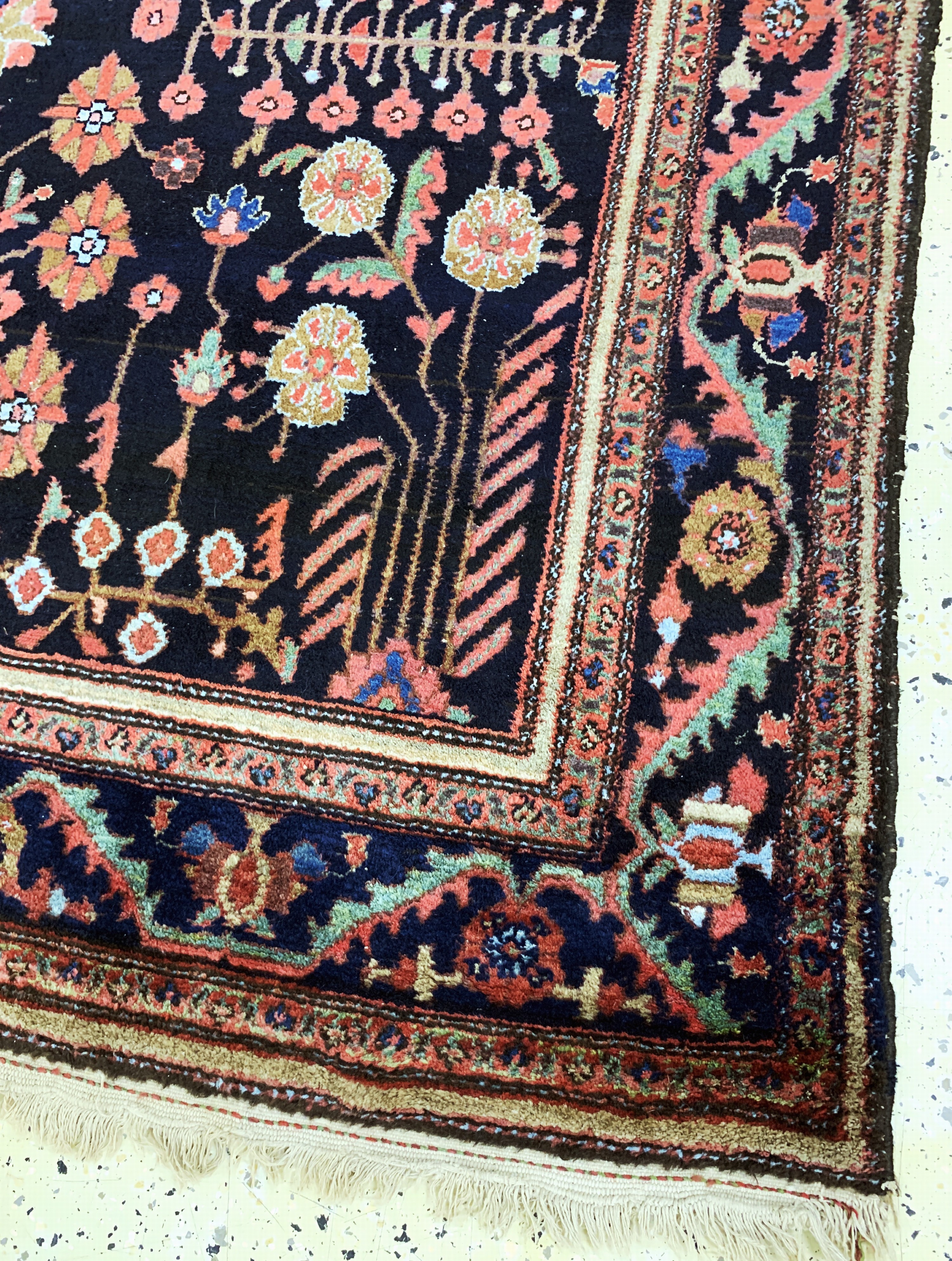 Detail f: Lilian alt, Persien, Anfang 20.Jhd, Wolle auf Baumwolle, ca. 354 x 209 cm, EHZ: 2