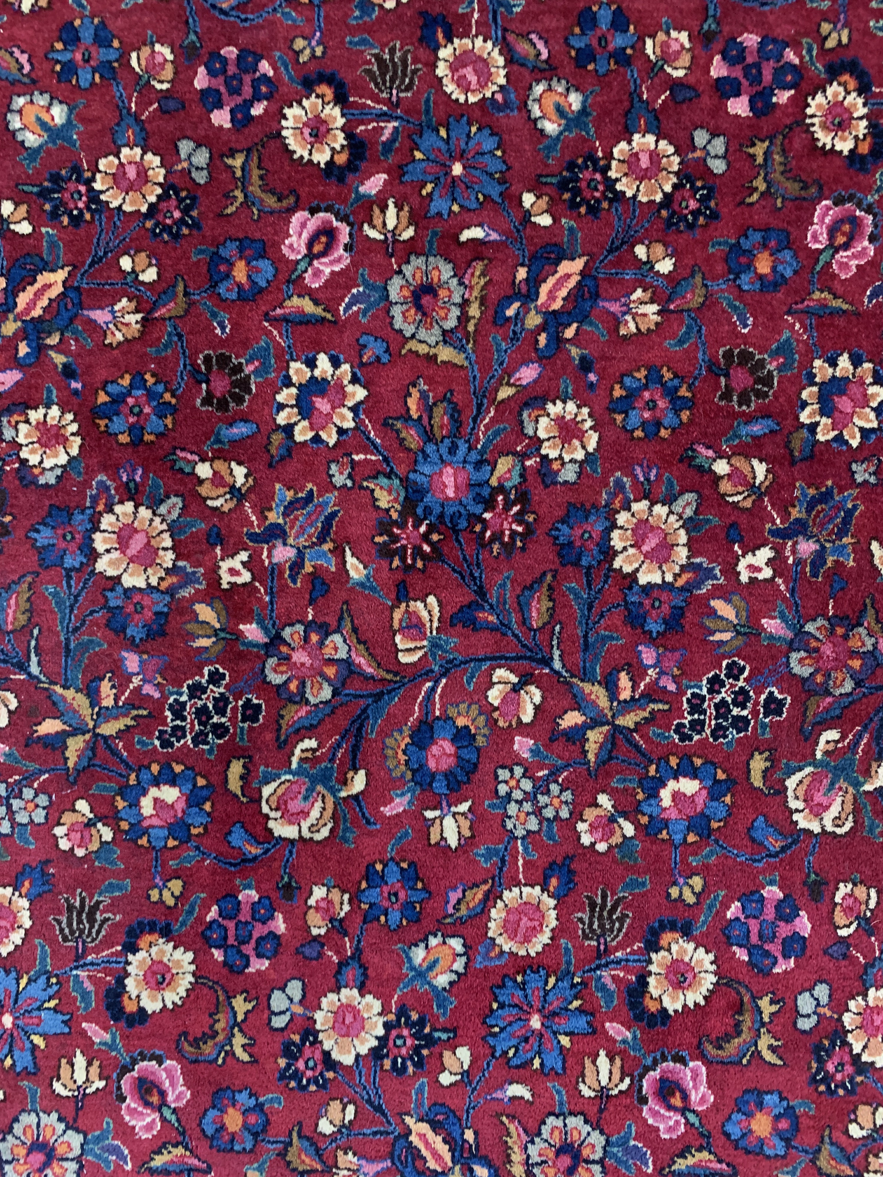 Detail e: Mesched signiert, Persien, Mitte 20.Jhd, Wolle auf Baumwolle, ca. 350 x 256 cm, EHZ: 2