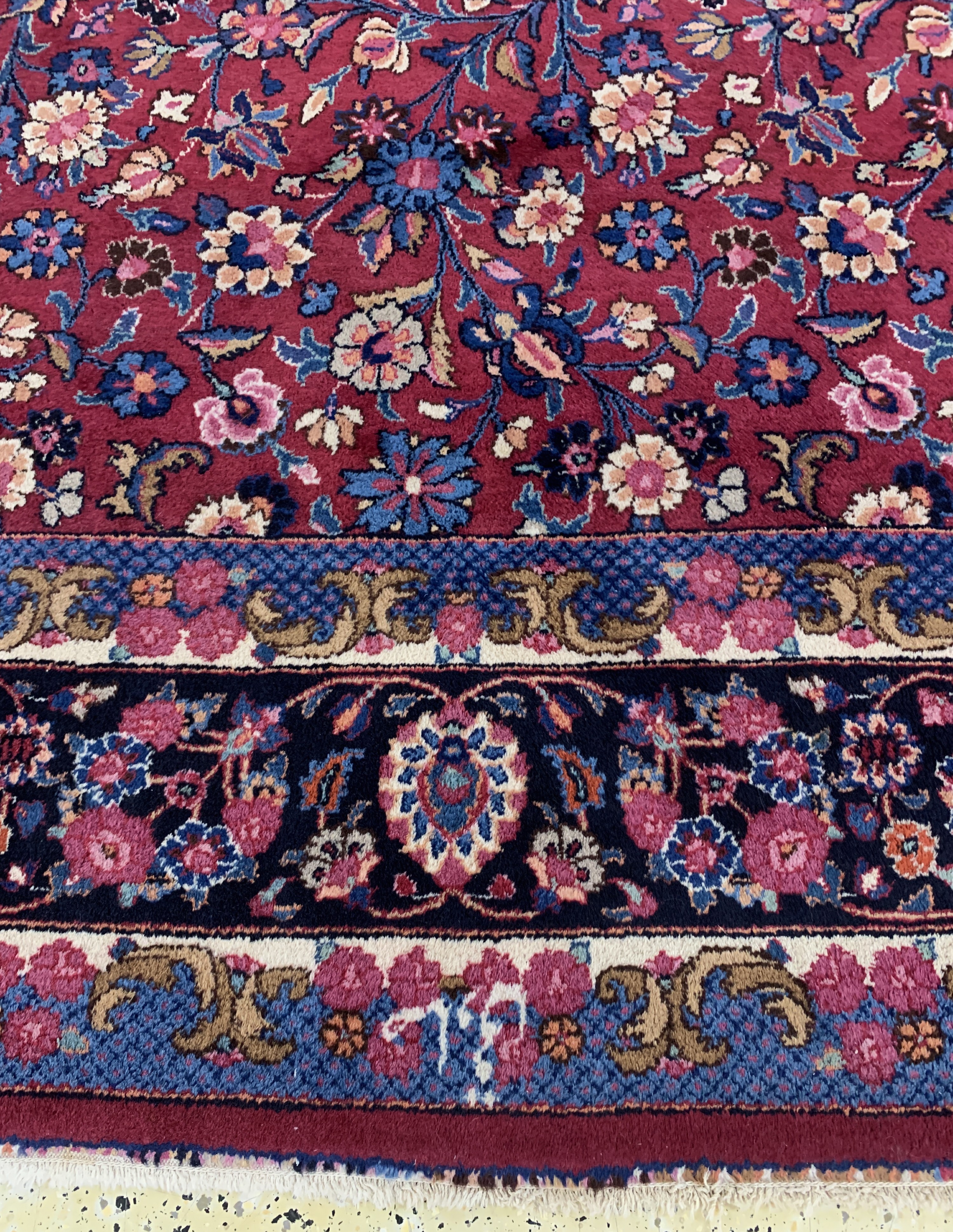 Detail h: Mesched signiert, Persien, Mitte 20.Jhd, Wolle auf Baumwolle, ca. 350 x 256 cm, EHZ: 2