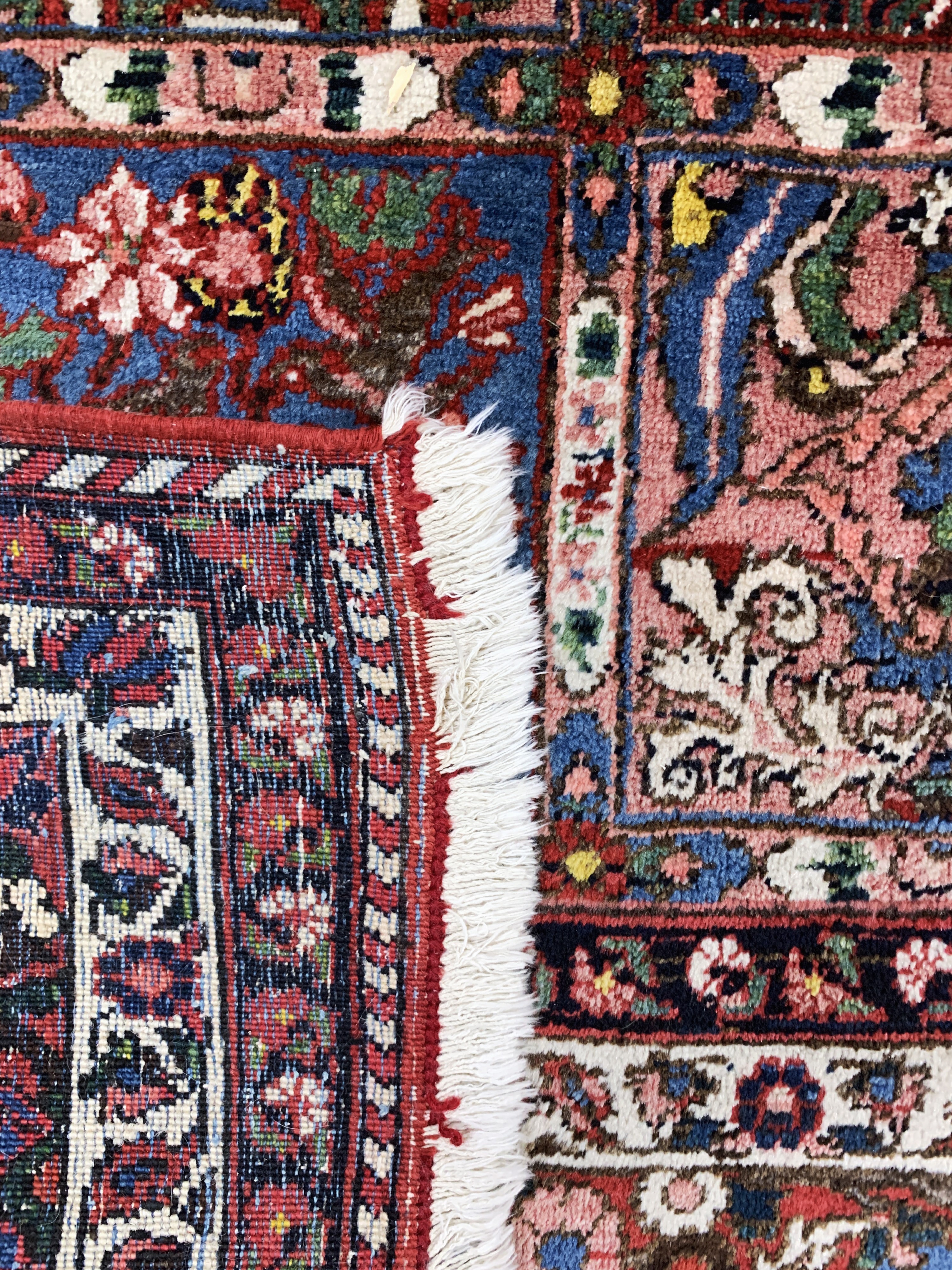 Detail j: Felder Bachtiar fein, Persien, Mitte 20.Jhd, Wolle auf Baumwolle, ca. 388 x 308 cm,EHZ: 2