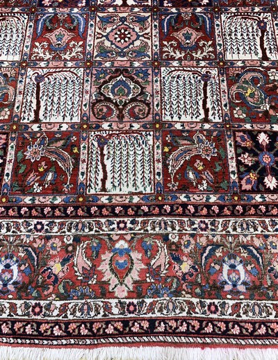 27041029b - Felder Bachtiar fein, Persien, Mitte 20.Jhd, Wolle auf Baumwolle, ca. 388 x 308 cm,EHZ: ...