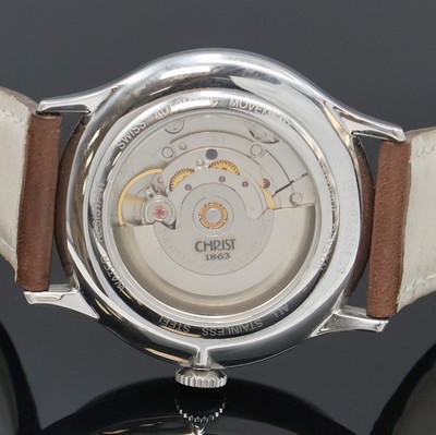 27041117e - CHRIST Herrenarmbanduhr in Stahl, Schweiz um 2015, Automatik, beids. vergl. Geh., ...