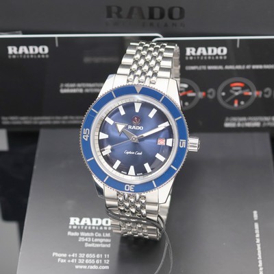Image RADO Herrenarmbanduhr Captain Cook Referenz 01.763.0505.3.020, Automatik, Edelstahlgeh. ...