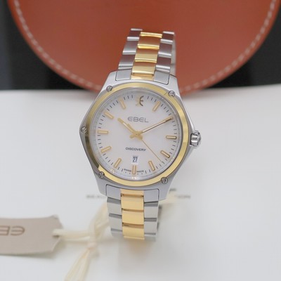 Image EBEL Damenarmbanduhr Discovery Referenz 04.3.15.2035, quarz, Edelstahl/Gold kombiniert ...