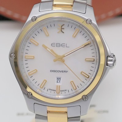 27041140a - EBEL Damenarmbanduhr Discovery Referenz 04.3.15.2035, quarz, Edelstahl/Gold kombiniert ...
