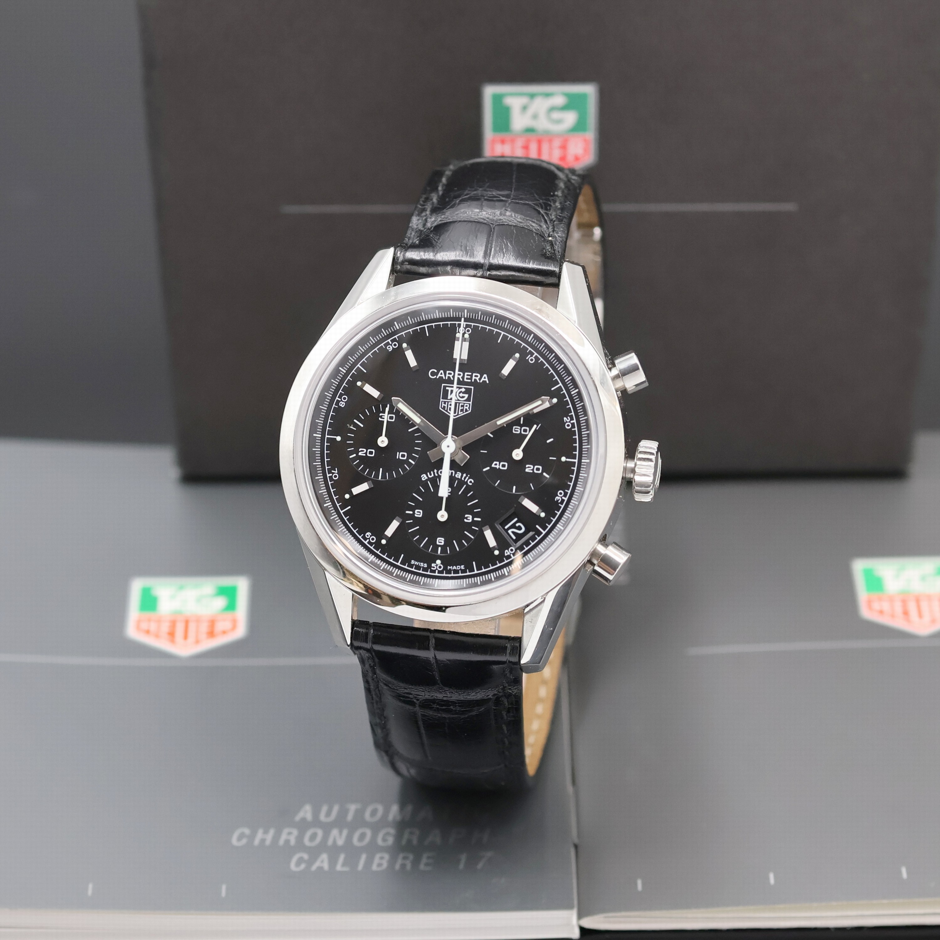 Image 27041200 - TAG HEUER Armbandchronograph Carrera Referenz CV2111, Automatik, Edelstahlgeh. inkl. ...