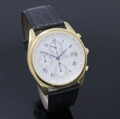 27041202b - GIRARD PERREGAUX 18k yellow gold chronograph reference 4910, self winding, Switzerland ...